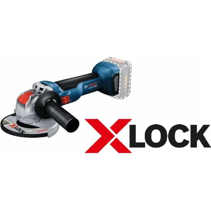 Bosch Professional 125mm X-LOCK Akku-Winkelschleifer GWX 18V-10, ohne Akku ohne Ladegerät im Karton 125 mm Akku – Bild 1