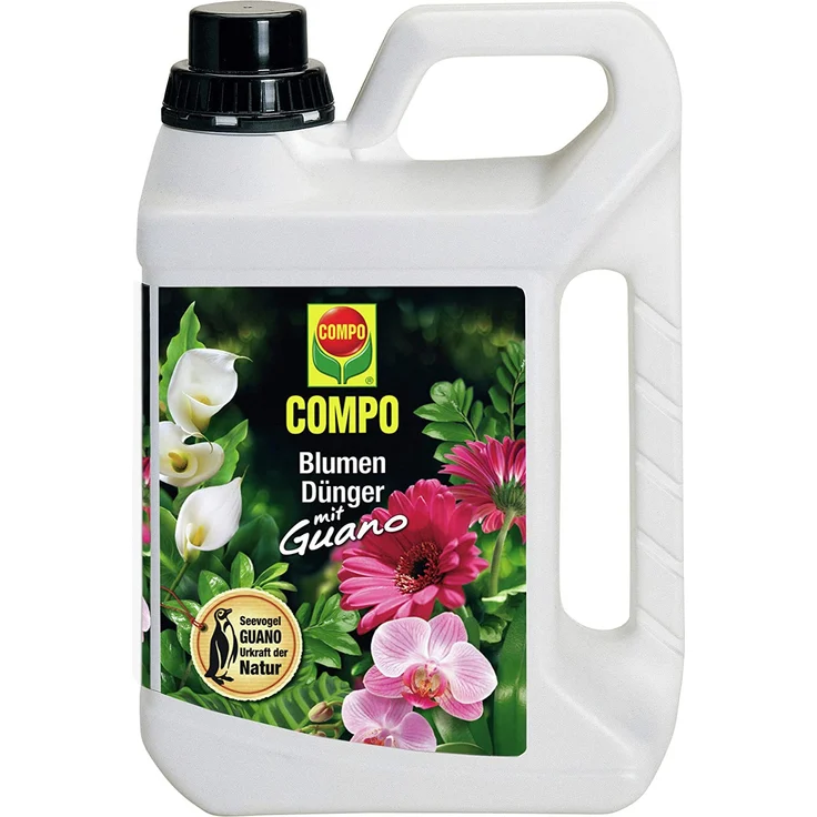 Compo Blumendünger mit Guano flüssig 2,5 Liter – Bild 1