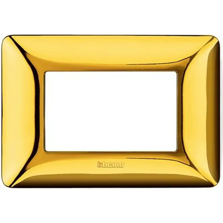 Bticino Matix Abdeckrahmen 3 Module Farbe Gold glänzend AM4803GOR