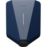 Easee Home Wallbox, blau, 22 kW, Typ 2 Stecker, 230 V AC, mit Ladesteckdose, RFID, App, Energiezähler