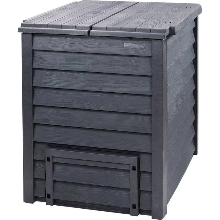 Garantia THERMO-WOOD Komposter 600 L, anthrazit-braun - 626055 – Bild 1