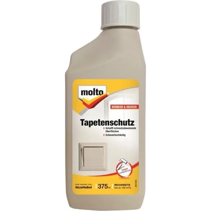 Molto Tapetenschutz farblos 375ml schmutzabweisende abschwachbare Tapeten