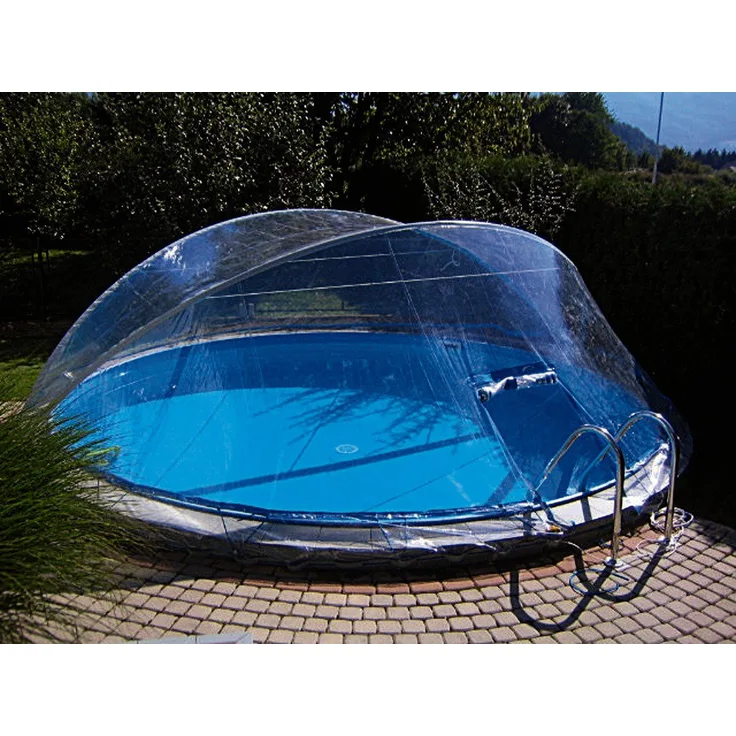 Clear Pool Poolüberdachung Cabrio Dome,xH: 500x145 cm