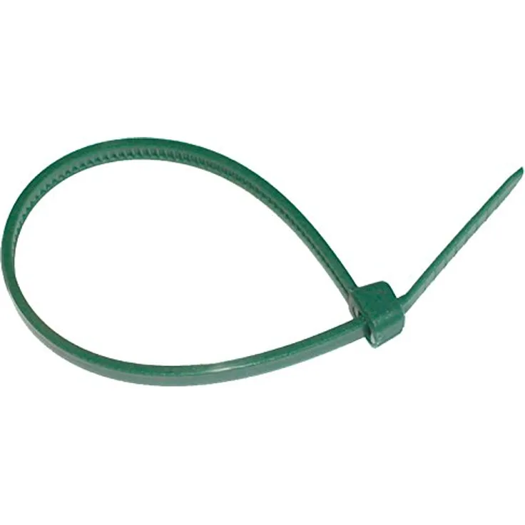 Biotop Kabelbinder oder Fesseln für Garten, 50 Stück, 25 cm x 3 mm, grün, 1 x 1 x 1 cm, B2147