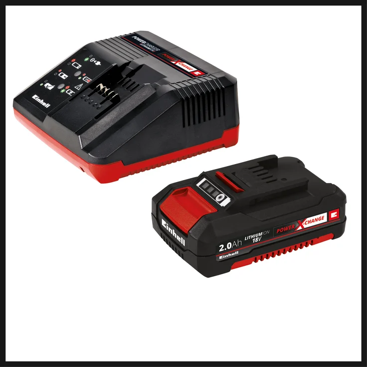 Einhell Akku Heckenschere GE-CH 1846 Li Set Power X-Change (Lithium Ionen, 18 V, 460 mm Schnittlänge, 15 mm Zahnabstand, inkl. 2,0 Ah Akku und Ladegerät) – Bild 2