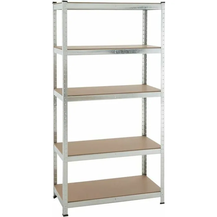 Steckregal Werkstattregal Kellerregal Schwerlastregal Metallregal Lagerregal Verzinkt - 180x90x45cm | 1325kg