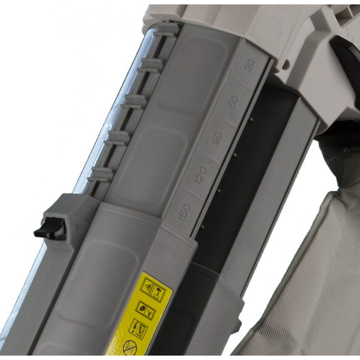 IKRA Elektro 3in1 Laubsauger Laubbläser Laubhäcksler IBV 2800 E inkl Fangsack 45l Blasgeschwindigkeit 275 km-h 2.800W Häckselfunktion mit Tragegurt 2800 Watt – Bild 5