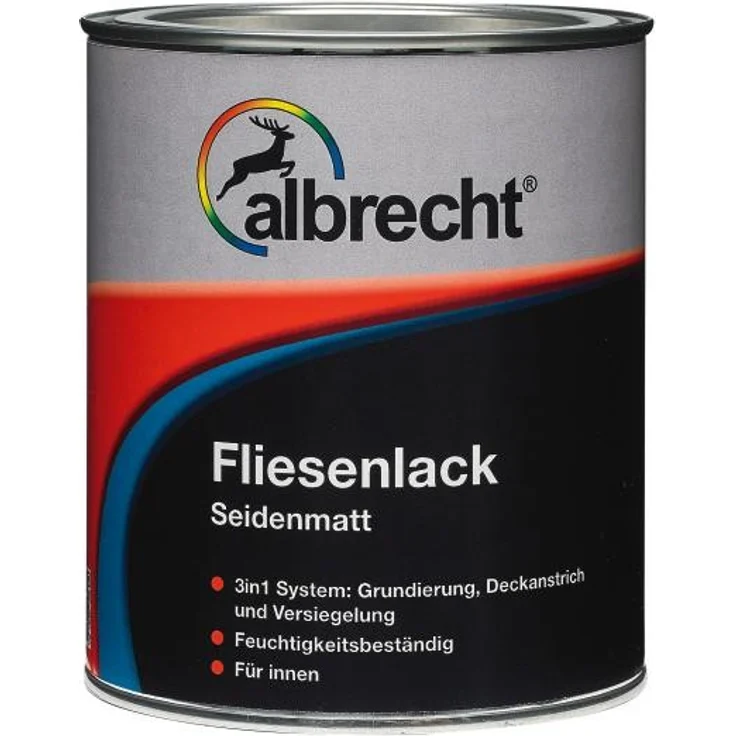 Albrecht Fliesenlack 750 ml, seidenmatt – Bild 1