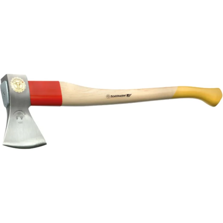 Ochsenkopf OX 620 H-1257 Universal Gold-Forstaxt - Hochwertige Axt mit Hickory-Holzstiel und Rotband-Plus Stielbefestigung - Gewicht: 2100 g