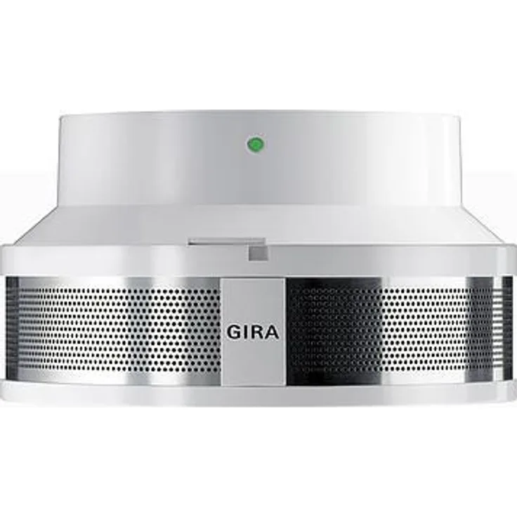 Gira 233702 Dual Q Rauchwarnmelder, Sockel 230 V, weiß
