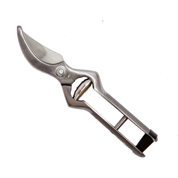 Falci 247500 18und Rebenschere Gartenschere geschmiedet mit Verschluss in Leder, 18cm, grau mittelgroß