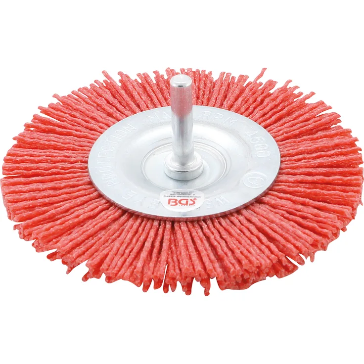 BGS 9186 | Nylonbürste | 100 mm | 6 mm Schaft
