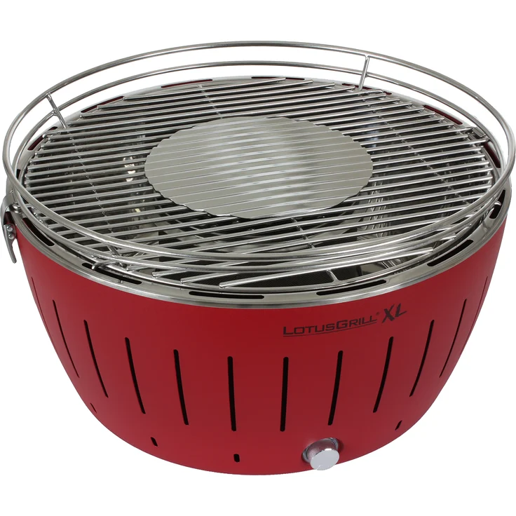 LotusGrill XL Holzkohlegrill feuerrot – Bild 1