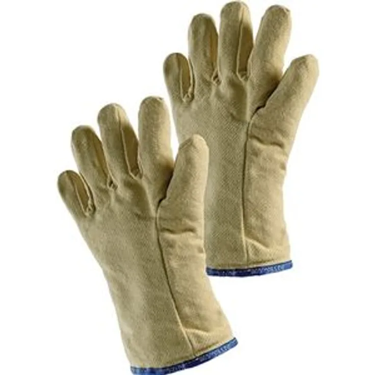 JUTEC Hitzehandschuhe L.30cm max.500Grad/kurzfristig Aramid 5-Finger Jutec m.Isolation