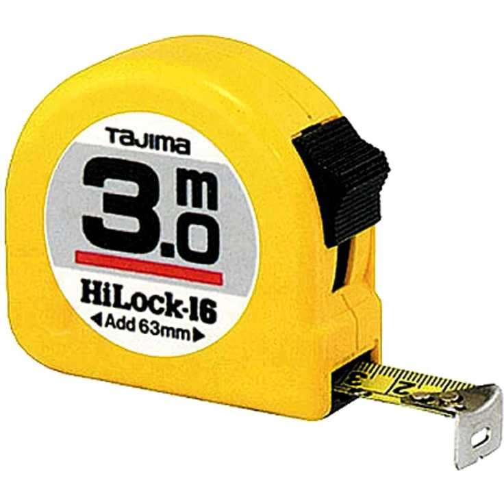 Tajima Profi - Bandmaß, 3 m-16 mm gelb, 1 Stück, TAJ-10742 – Bild 1