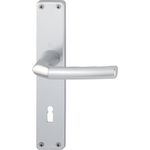 Hoppe Langschildgarnitur Birm.1117/202SP Alu.F1 OB 72mm DIN L/R HOPPE