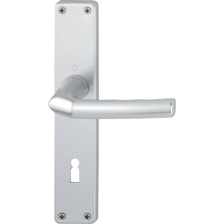 Hoppe Langschildgarnitur Birm.1117/202SP Alu.F1 OB 72mm DIN L/R HOPPE