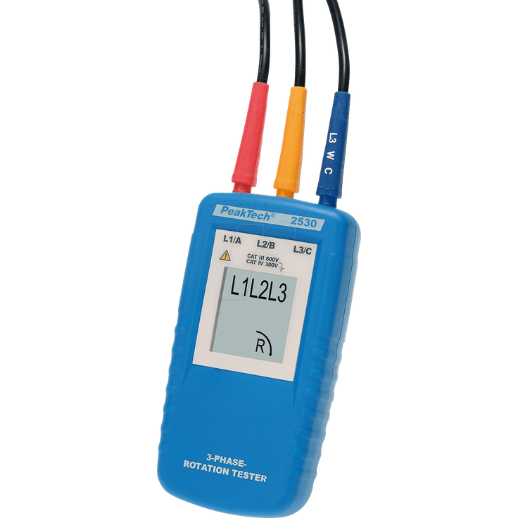 PeakTech Drehfeldtester 40...690 VAC PeakTech 2530