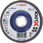 Bosch Professional gerade Fächerschleifscheibe Best (für Metall, X-LOCK, X571, Ø115 mm, Körnung K60, BohrungsØ 22,23mm) - Preisvergleich