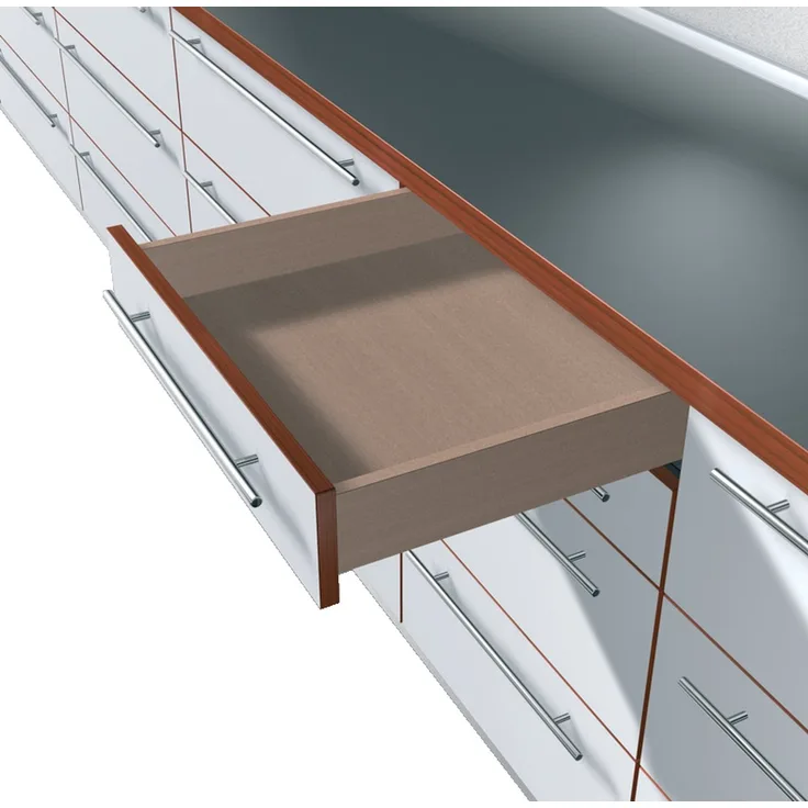 Blum Tandem-Führung 560H Vollauszug mit Blumotion, selbstschließsend, stahlve... 50 cm - Blum