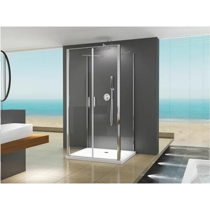 U-From Duschkabine Dusche Nora 100x75x195 cm ohne Duschtasse - Buylando.shop