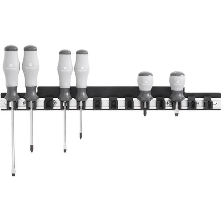 TOOLCRAFT 88 68 87 Alu-Schraubendreherleiste (L x B) 435mm x 48mm