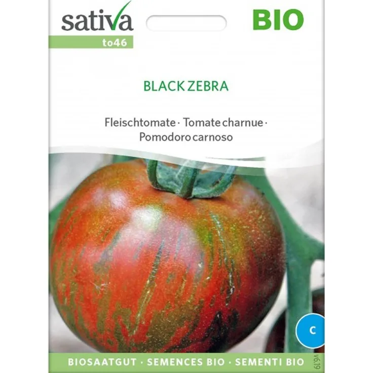 Sativa Saatgut Fleischtomate Black Zebra