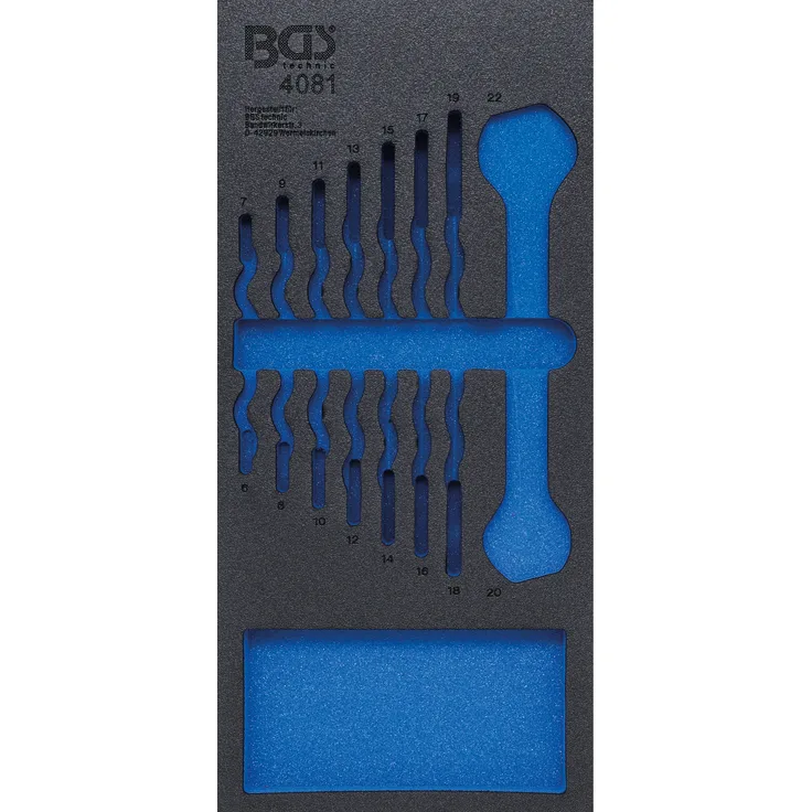 BGS 4081-1 | Werkstattwageneinlage 1-3 | leer | für Art. 4081