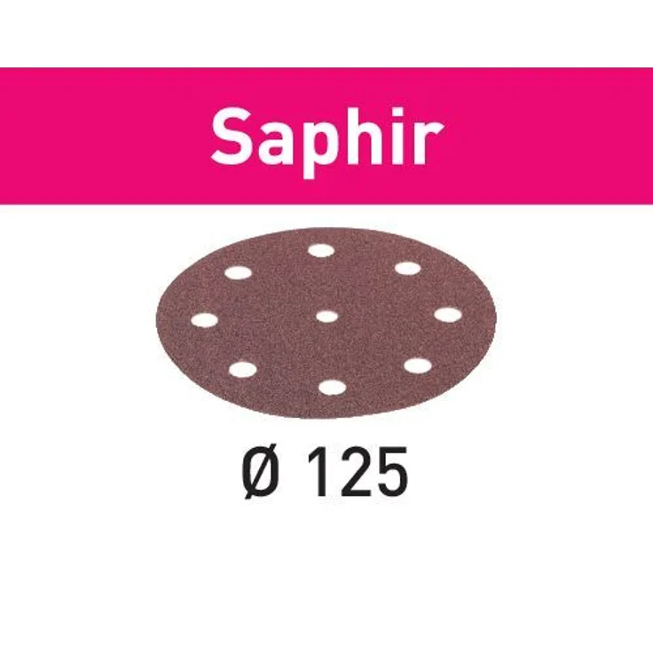 Festool Schleifscheibe STF D125/8 P24 SA/25 Saphir (493124) - Preisvergleich – Bild 1