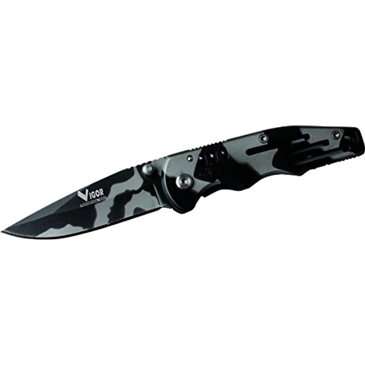 Vigor 4412515 Messer Klappmesser Typ rondone, Schwarz