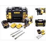 DeWalt DCH 273 P2 18 V Brushless SDS-Plus in TSTAK Box + (2 x 5,0 Ah)+ DCB 105 Ladegerät + Meißel-Set
