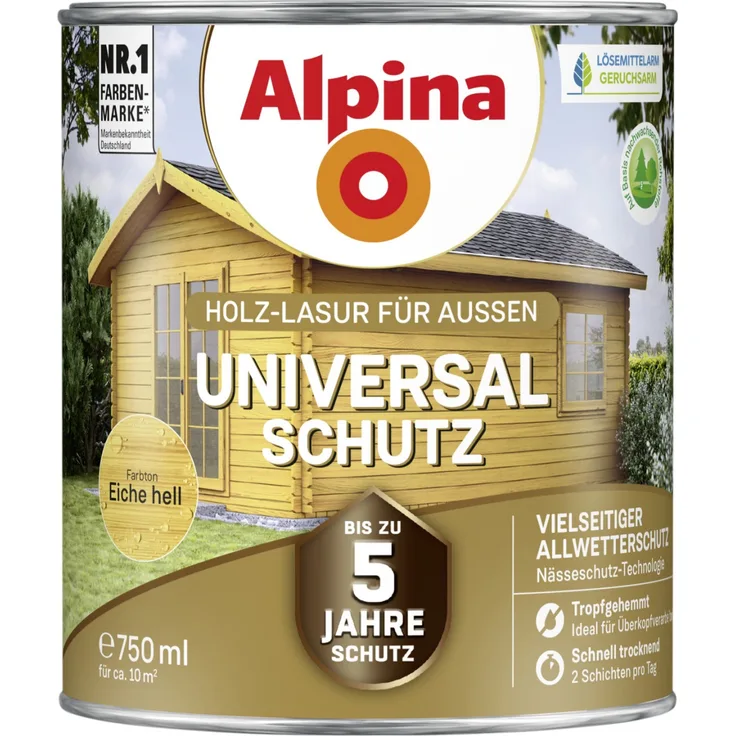 Alpina Universal-Schutz 0,75 l, eiche hell