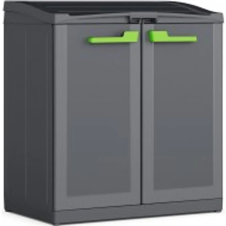 Kis Kunststoffschrank''Moby recycling'', 1 Stück, anthrazit grau, 9961200 0708 02