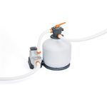 Bestway Flowclear Sandfilteranlage mit Zeitschaltuhr 11,355 l/h Sandfilter, grau