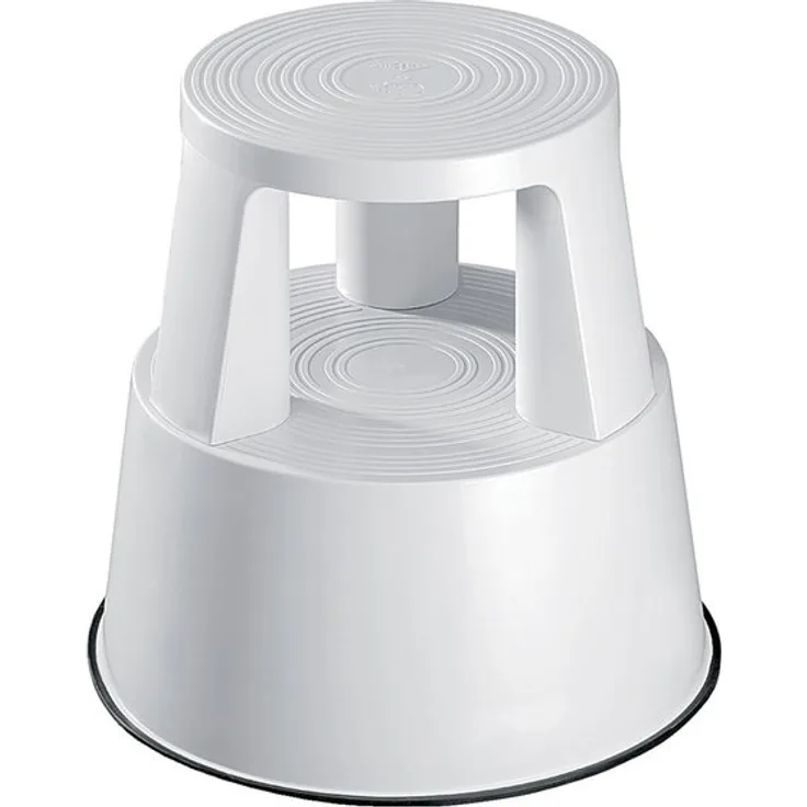 Rollhocker Wedo Step 212200, Kunststoff,Höhe 43 cm, weiß