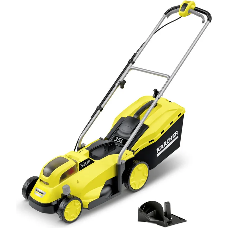 Kärcher Rasenmäher LMO 18-33 Battery - ohne Batterie und Ladegerät - 1.444-400.0, 33 cm Schnittbreite, 35 l Fangkorbvolumen