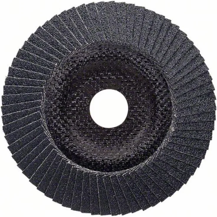 Bosch DIY Fächerschleifscheibe (für Winkelschleifer verschiedene Materialien, bombierte Ausführung, Ø 125 mm, Körnung 60) - Preisvergleich