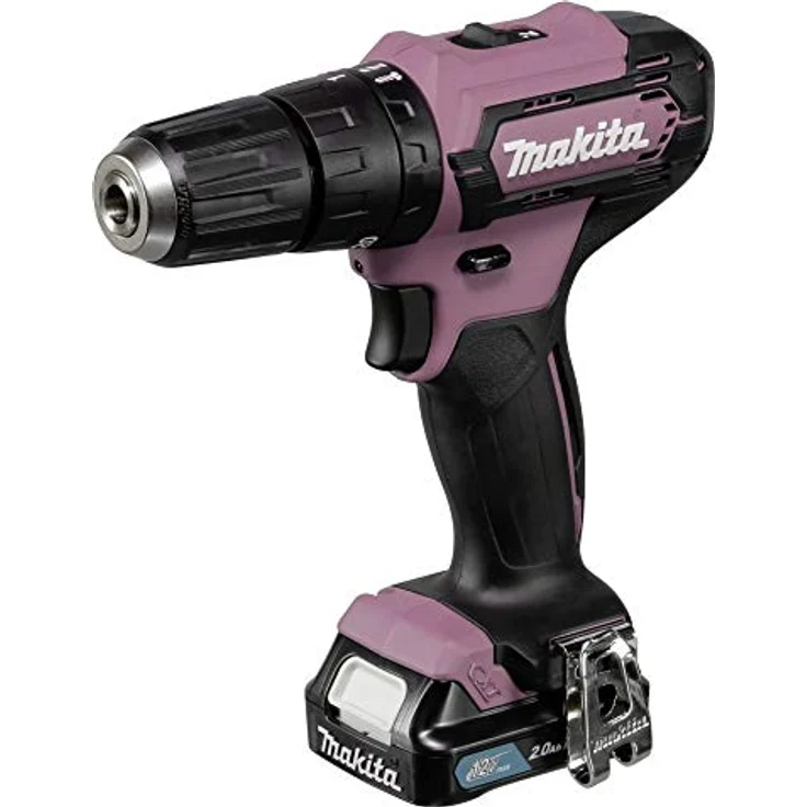 Makita HP333DSAP1 rosa Akku-Schlagbohrschrauber,HP333DSAP1, mit Akku und Ladegerät – Bild 1