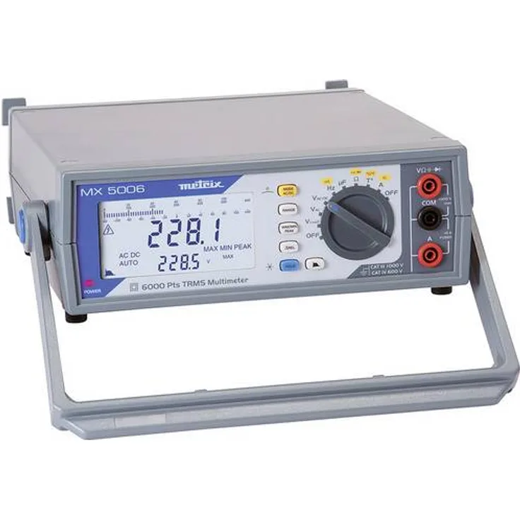 Metrix MX 5006 Tisch-Multimeter digital, analog CAT III 1000V Anzeige Counts: 6000