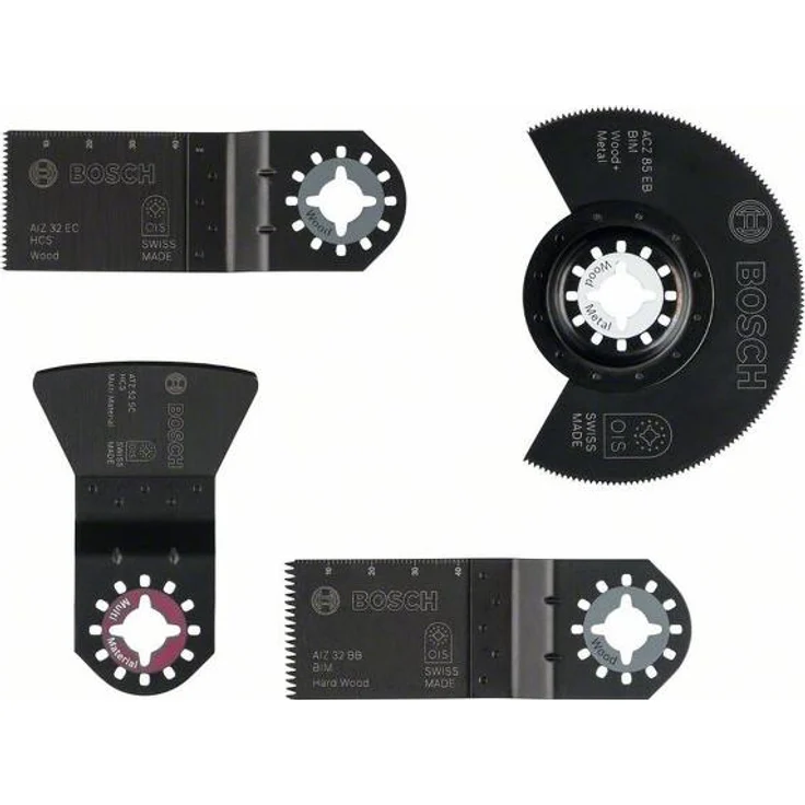 Bosch 4tlg. Boden-/Einbau-Set ACZ 85 EB (1x), AIZ 32 BB (1x), AIZ 32 EC (1x), ATZ 52 S (2608661696)