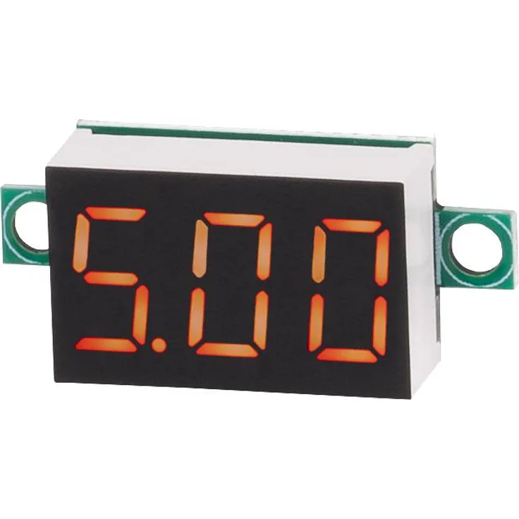 Joy-it Messgerät Voltmeter mit 3-Ziffer LED-Diplay, 3 bis 30 Volt, 0,36 '' Zoll 0,914cm