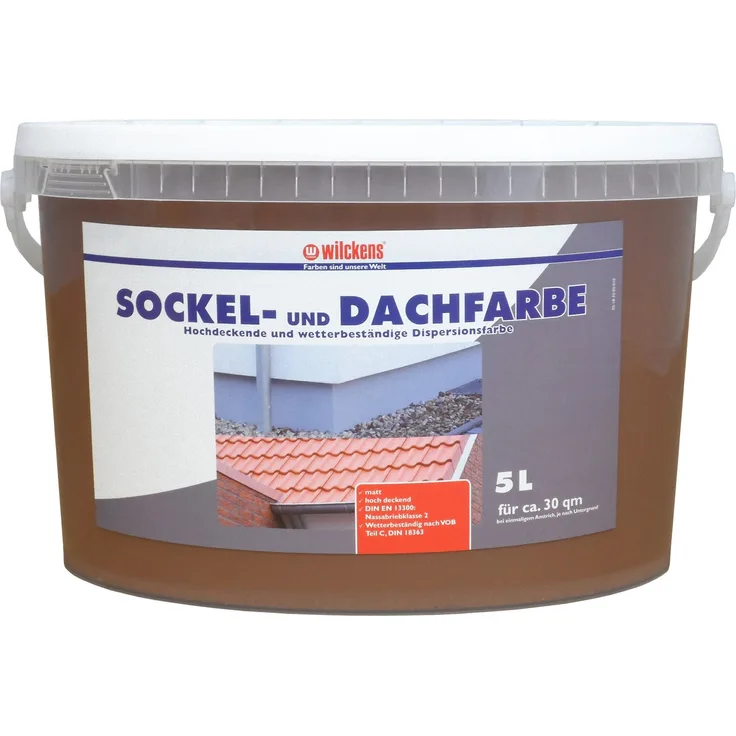 Wilckens - Wilckens 5l Sockel u. Dachfarbe Havanna Sockelfarbe Außenfarbe Farbe Lack - beige