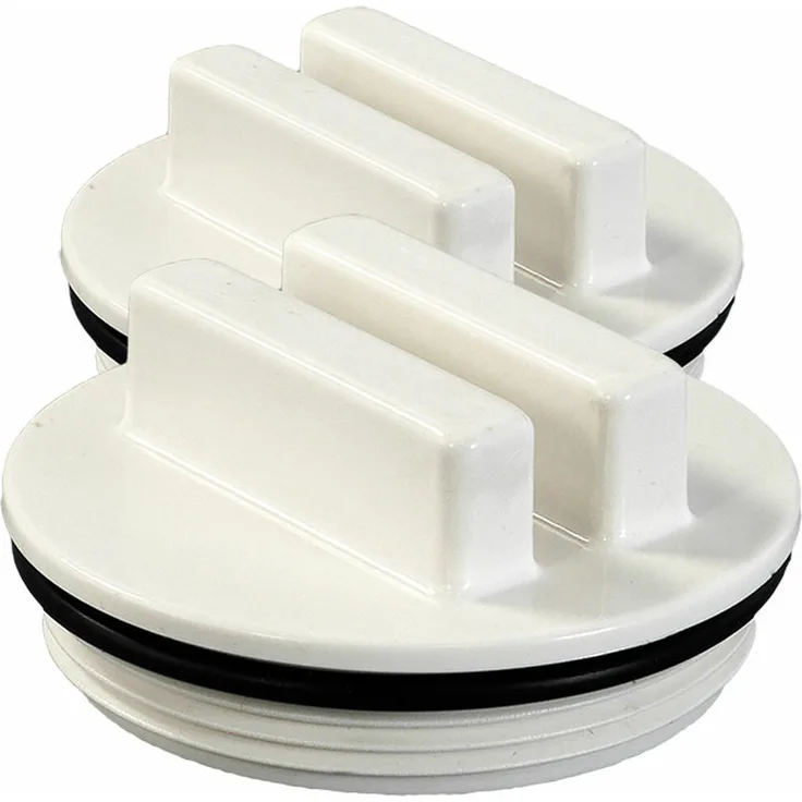 POOL Total 2 Stk. Winterstopfen mit O-Ring 2,0 Zoll Außengewinde (51 mm)