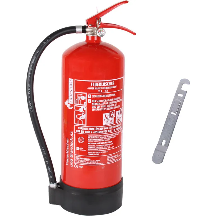 6l EXDINGER AF Wassernebellöscher mit Manometer auch für Fettbrände 4LE