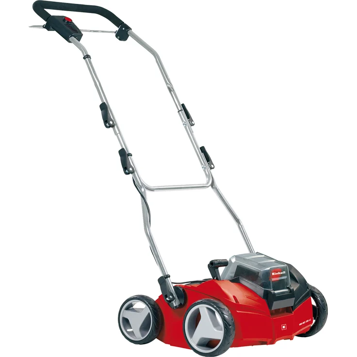 Einhell Akku-Vertikutierer-Lüfter GE-SC 35-1 Li Solo Power X-Change (2x18 V, 35 cm Arbeitsbreite, bis 9 mm Arbeitstiefe, bürstenloser Elektromotor, ohne Akku und Ladegerät) – Bild 1
