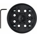 Bosch Professional Schleifteller (Ø 125 mm, mittelhart, mit Klettsystem, Zubehör für Exzenterschleifer PEX 270 A-PEX 270 AE)