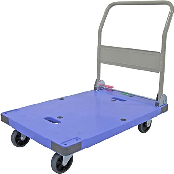 Ravendo 08503020 Magazinwagen mit Bremsen, Heavy, Blau