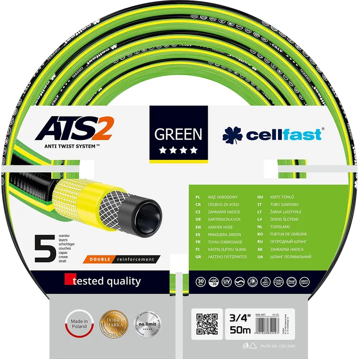Cellfast Gartenschlauch Green ATS2 50m, 3/4, 15-121