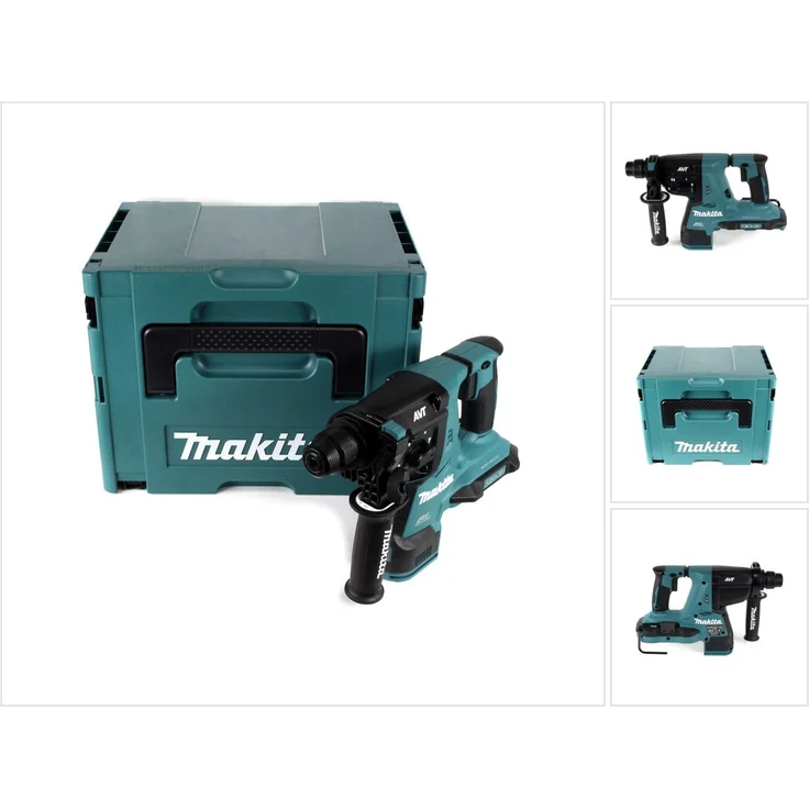 Makita DHR280ZJ 2x18V SDS-Plus Akku-Kombi-Hammer - ohne Akku ohne Ladegerät mit Koffer – Bild 3