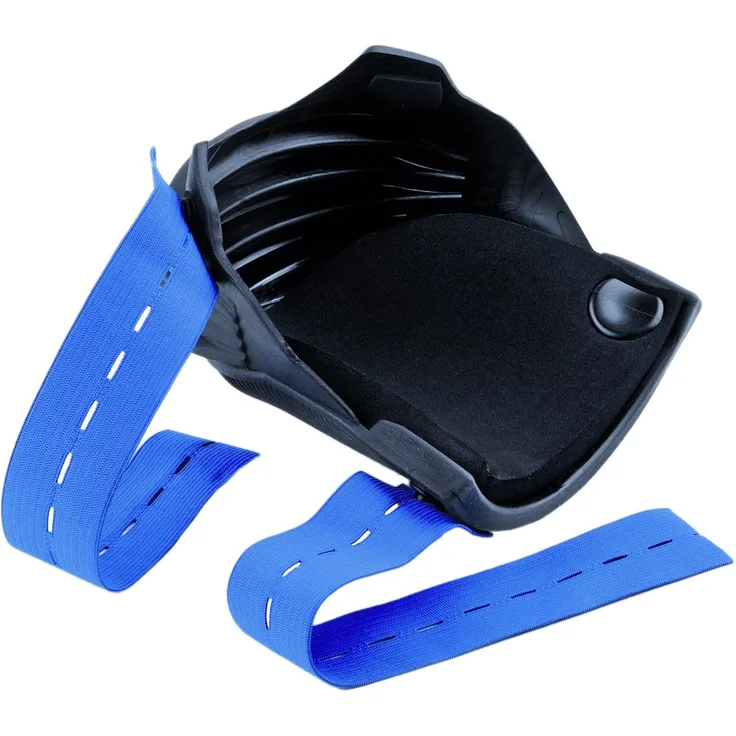 Nierhaus knieschoner, schwarz, Harmonica-Gum